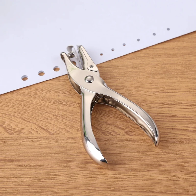 3/6mm Hole Puncher Portable Single Hole Punch Paper Material Scrapbooking Handheld Metal Craft Office Binding Supplies paper punch