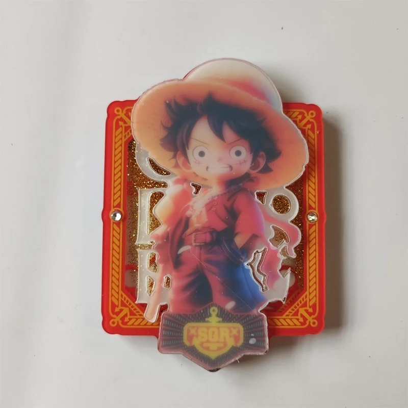 Anime One Piece Luffy Zoro Nami Ace Chopper Hancock Franky Brook Shanks Collectible Cards Christmas Birthday Gift Children's Toy
