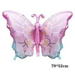 Vibrant Butterfly Aluminum Foil Balloons for Celebrations and Decor (Butterfly pink)