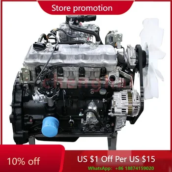 4 Cylinder 54HP Industrial Machinery Gasoline / LPG Nissan K21 Engine Assembly For Heli / HC / Nissan Forklift Spare Parts