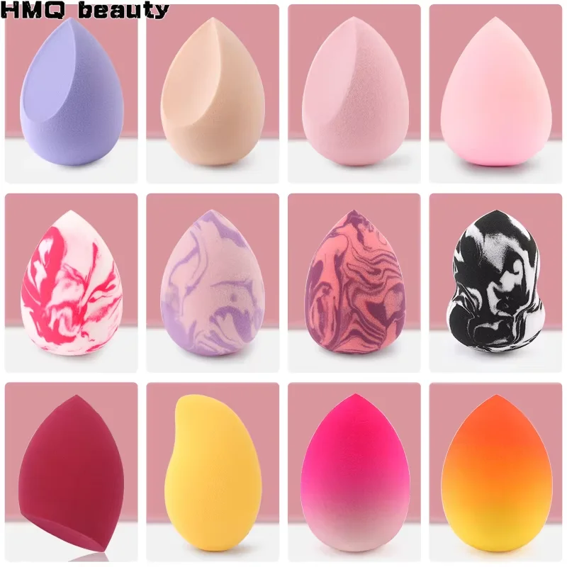 Marbled Water-Drop Makeup Sponge