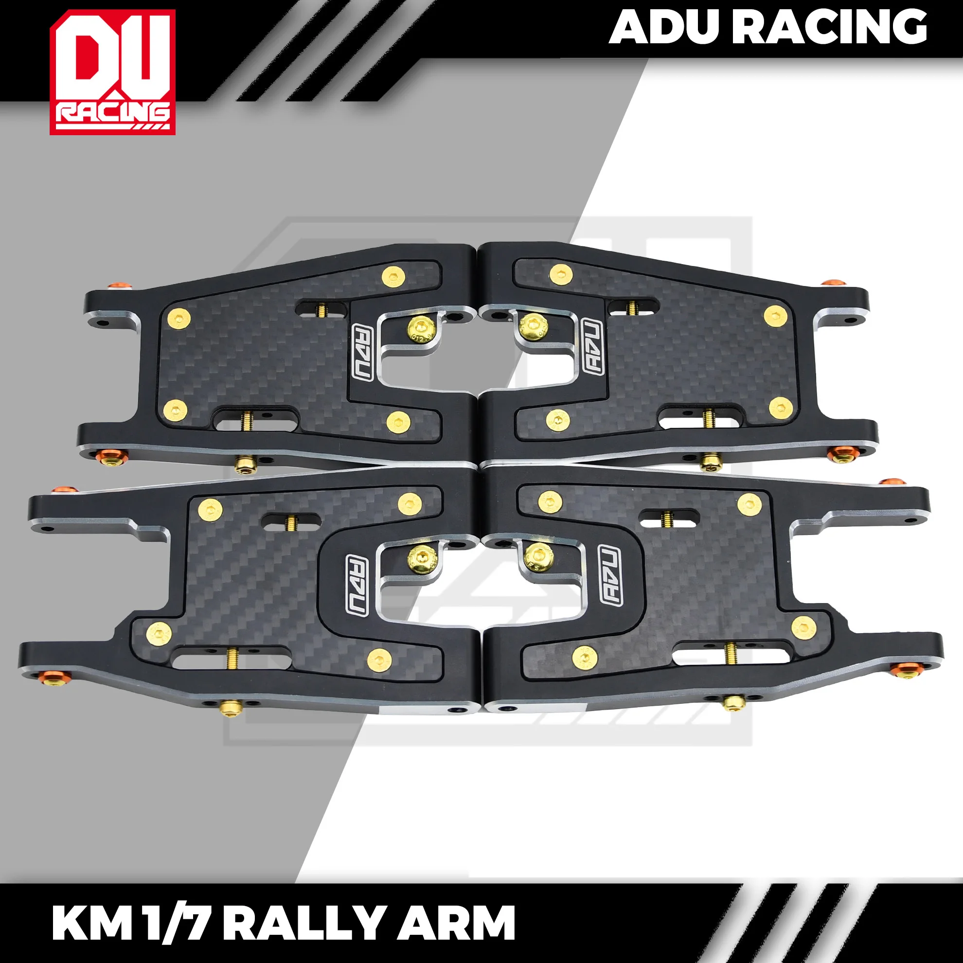 ADU RACING 7075-T6 AL KM 1/7 C3 RALLY KINGMOTOR ARM