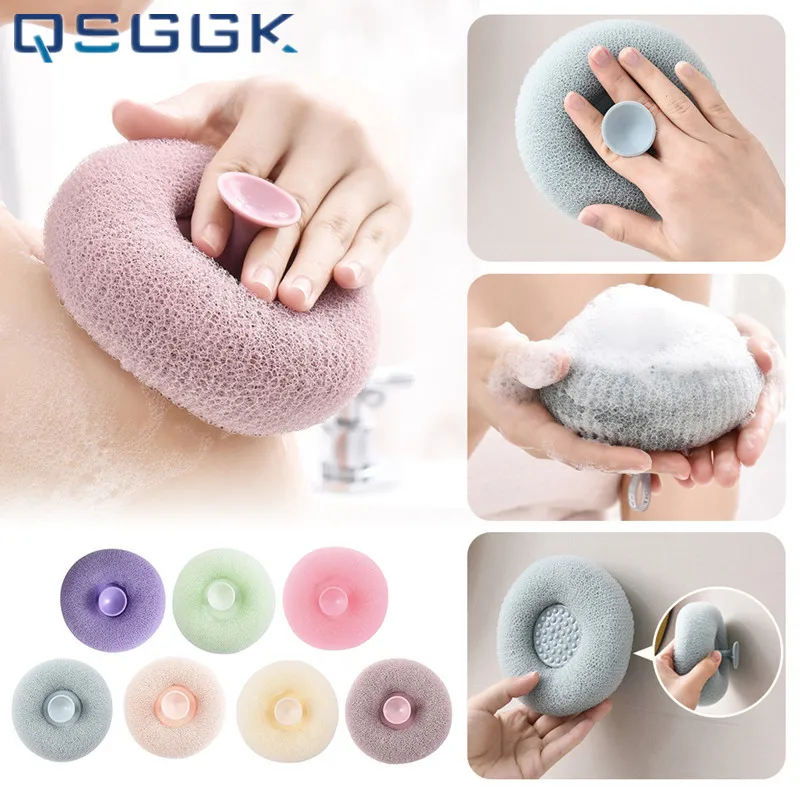 

New High Grade Mesh Bath Sponge Balls Nylon Cleaning Brush Shower Puff Body Cleaner Exfoliat Scrubbers Bathroom Accessories