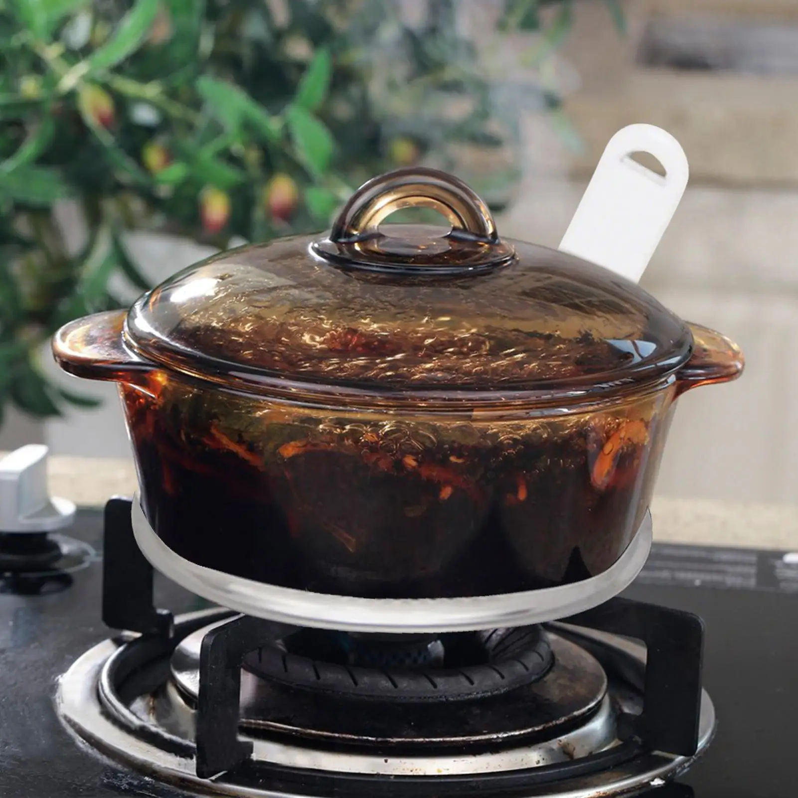 Stainless Steel Heat Diffuser For Stove Multipurpose Stove Flame Guard Simmer Plate Wear-resistant Kitchen Gadget User Friendly