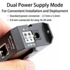 DIN Rail Single Port 2.5 Gigabit PoE Injector 802.3af/at/bt Negotiation Up to 90W Output PoE++ For PTZ IP Cameras High-end AP 5