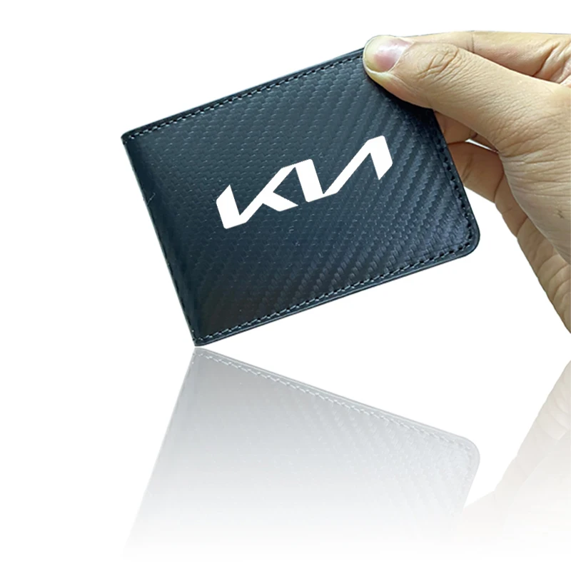 Car Accessories Passport Drving Wallet Credit Bank Card Holder Brand Purse for KIA Rio 2 Cerato Ceed CD JD Sportage Soul Optima |