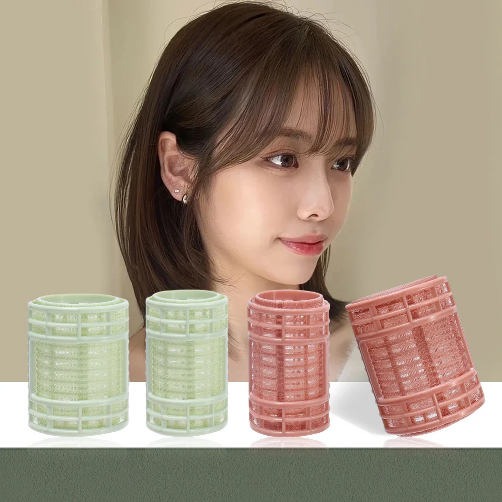 Lazy Self-adhesive Hair Roller DIY Hair Fluffy Air Bangs Curling Styling Tool for Women Rollers Plastic No Heat Bang Volume