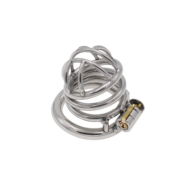 Mini Micro Hollow Chastity Cage Stainless Steel Chastity Device Cock Cages Men's Penis Penis Rings Bondage Lock Sex Toys For Men Penis Chastity Cage Chastity Lock Sex Toy