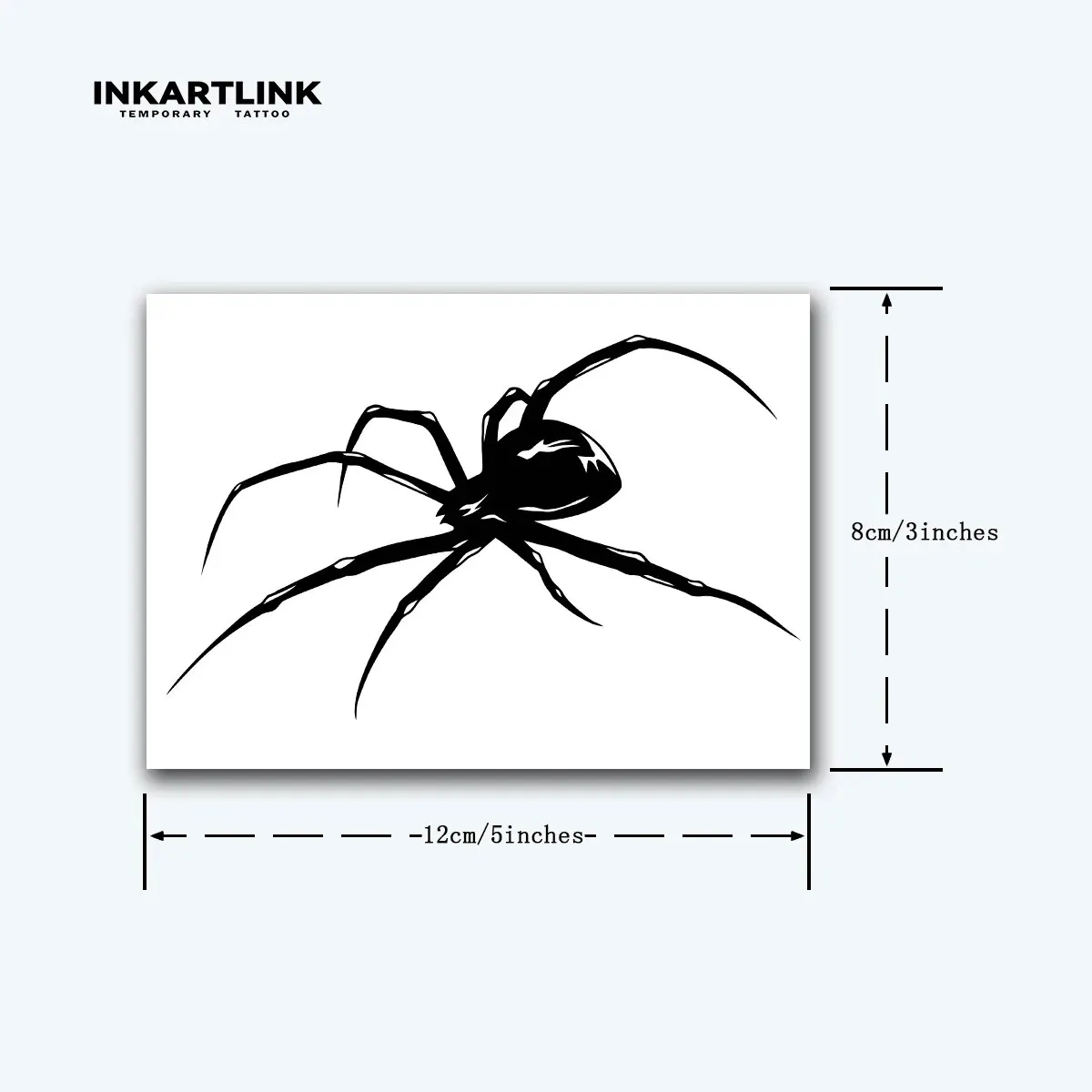 Spider Temporary Tattoo,Lasts To 15 Days New Technology Magic Waterproof Semi Permanent Sticker. 4