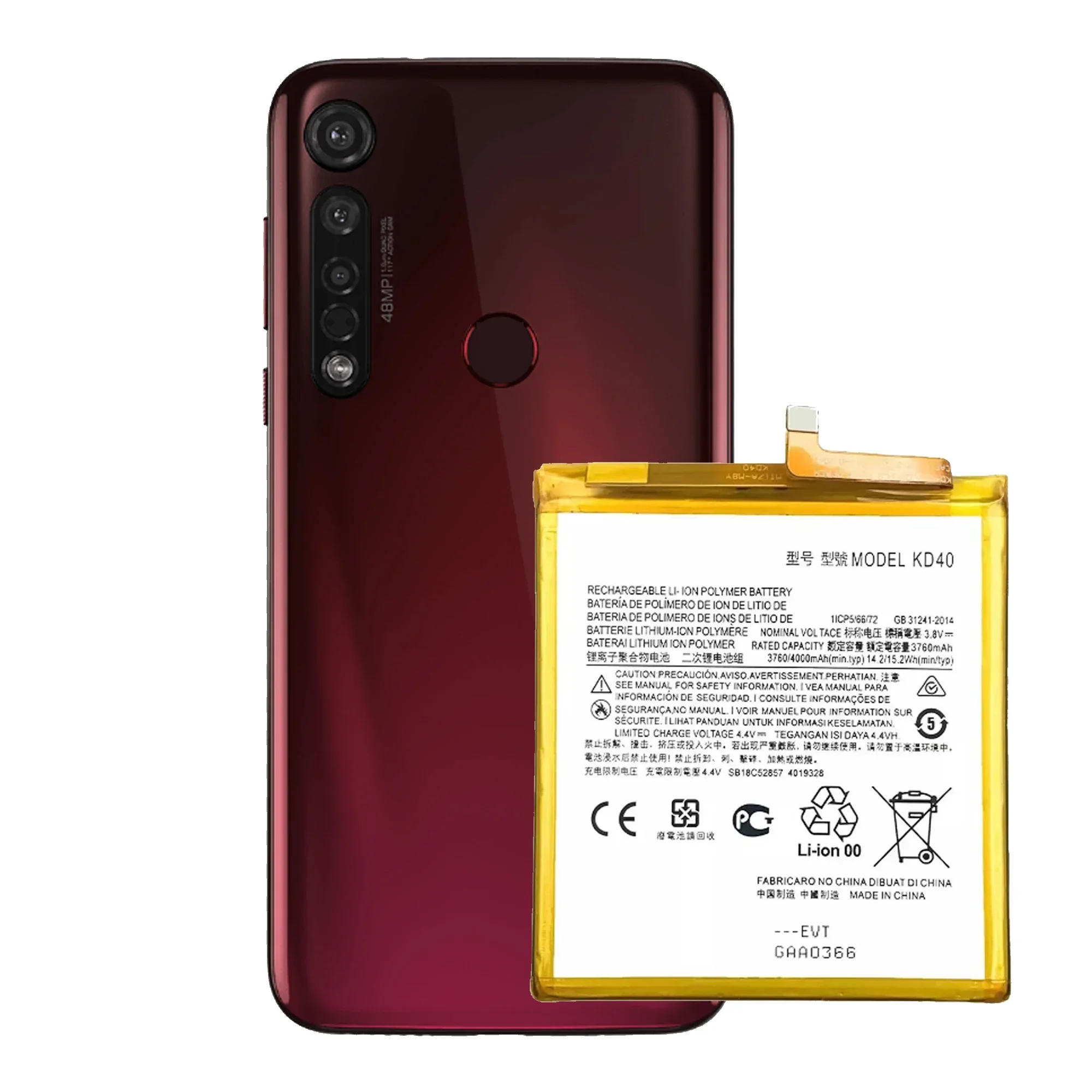 New High Quality 4000mAh KD40 Battery For Motorola Moto G8 Plus XT2019 XT2019-2 + Tools