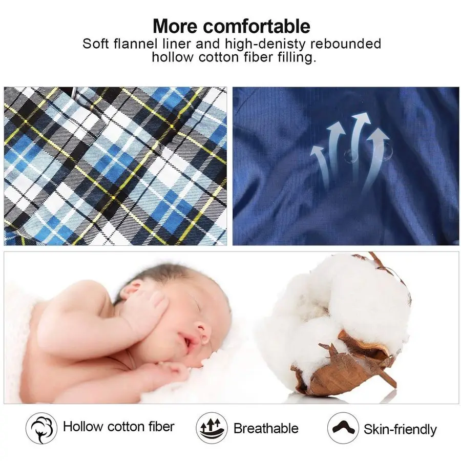 Cotton flannel sleeping bag - image 3