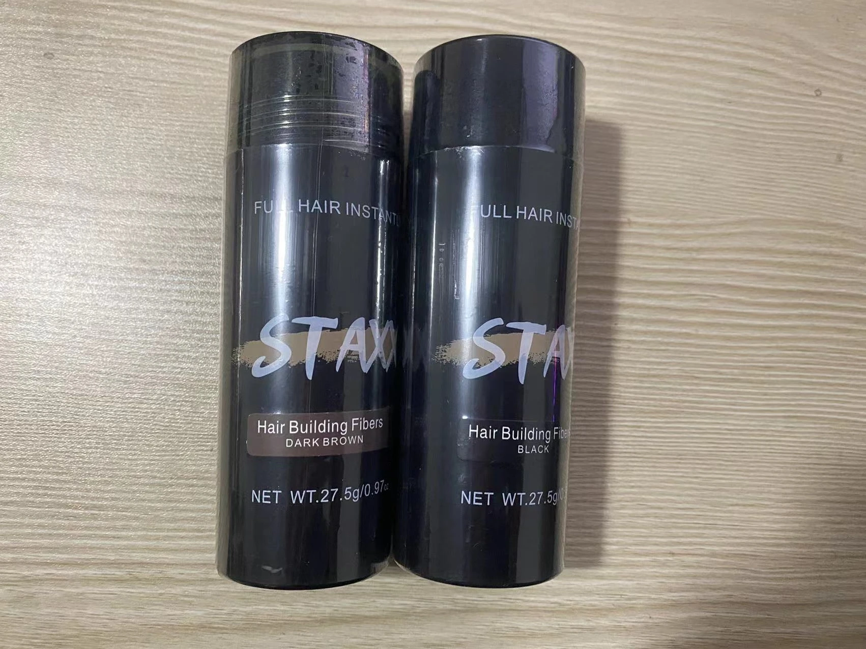 Keratin Hair Fibers Spray 27.5g staxx Colorful Powder Hair Loss Building Pulver Growth Black Brown