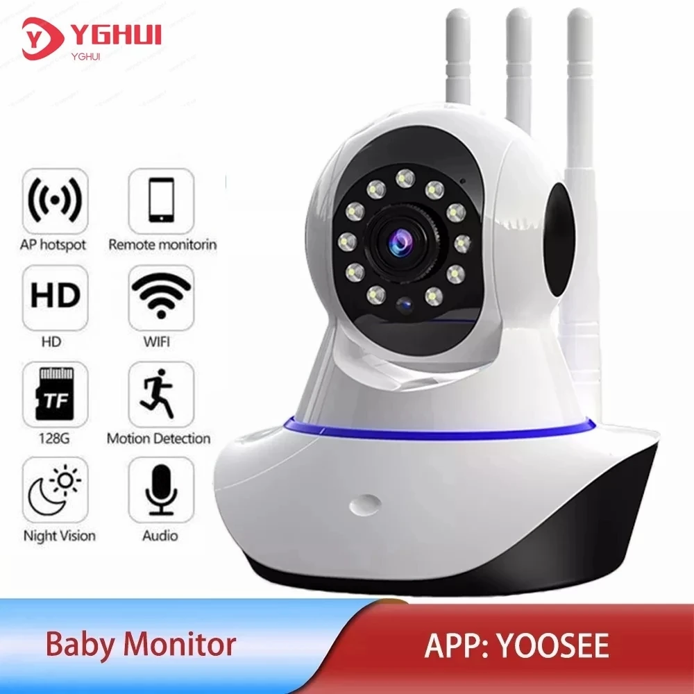 

1080P Yoosee WIFI Security IP Camera Two Ways Audio Wireless Indoor Smart Home CCTV Camera Support RJ45 Connect