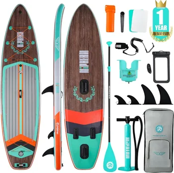 Inflatable Stand Up Paddle Board with Balanced Wing Design and Durable SUP Accessories, 1