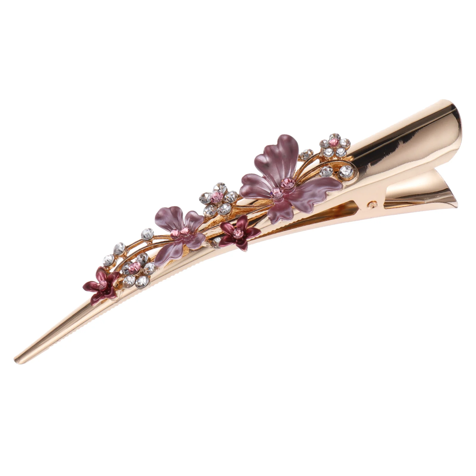 

Delicate Hair Clip Vintage Flower Design Barrettes Alloy Large Clip