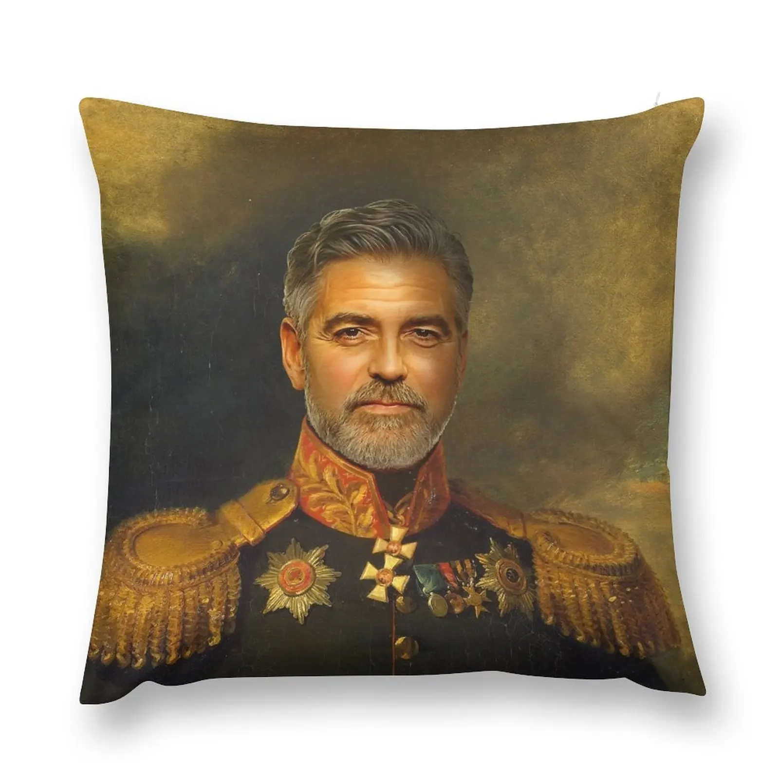 

George Clooney - replaceface Throw Pillow Christmas Covers Pillowcases Bed Cushions pillow pillowcase Cusions Cover