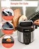 COSORI Electric Pressure Cooker 6-Qt, 9-in-1 Multi-Cooker: Rice, Sauté, Sous Vide, Sterilizer, 1100W, Stainless Steel, Cookbook 4
