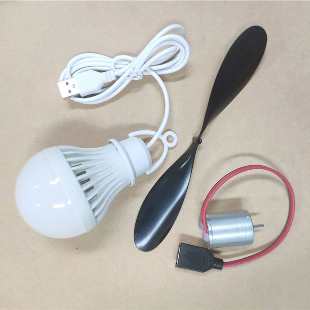 Wind Propeller DIY Set Power Energy Generator Alternative Bulb Generator Generating Wind Power Generation solar wind generator