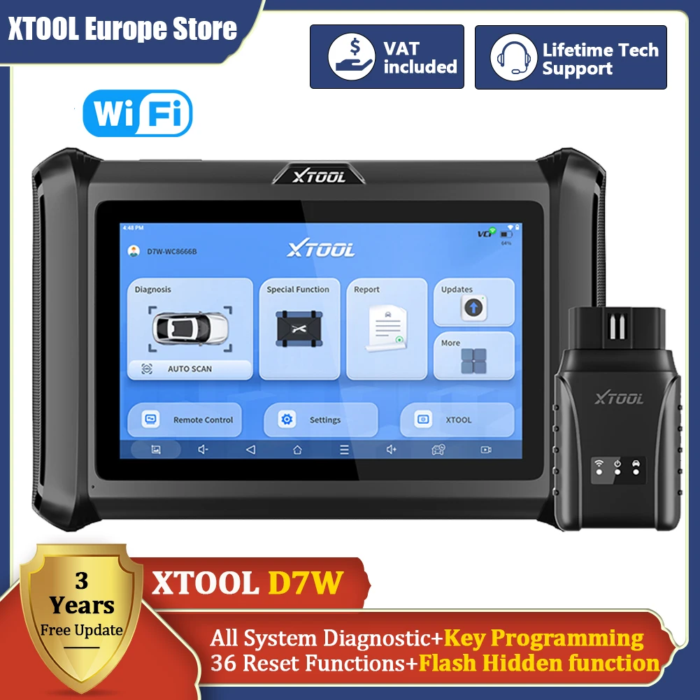 XTOOLD7WD7SD7OBD2ScannerKeyProgrammingScanToolWith36Reset
