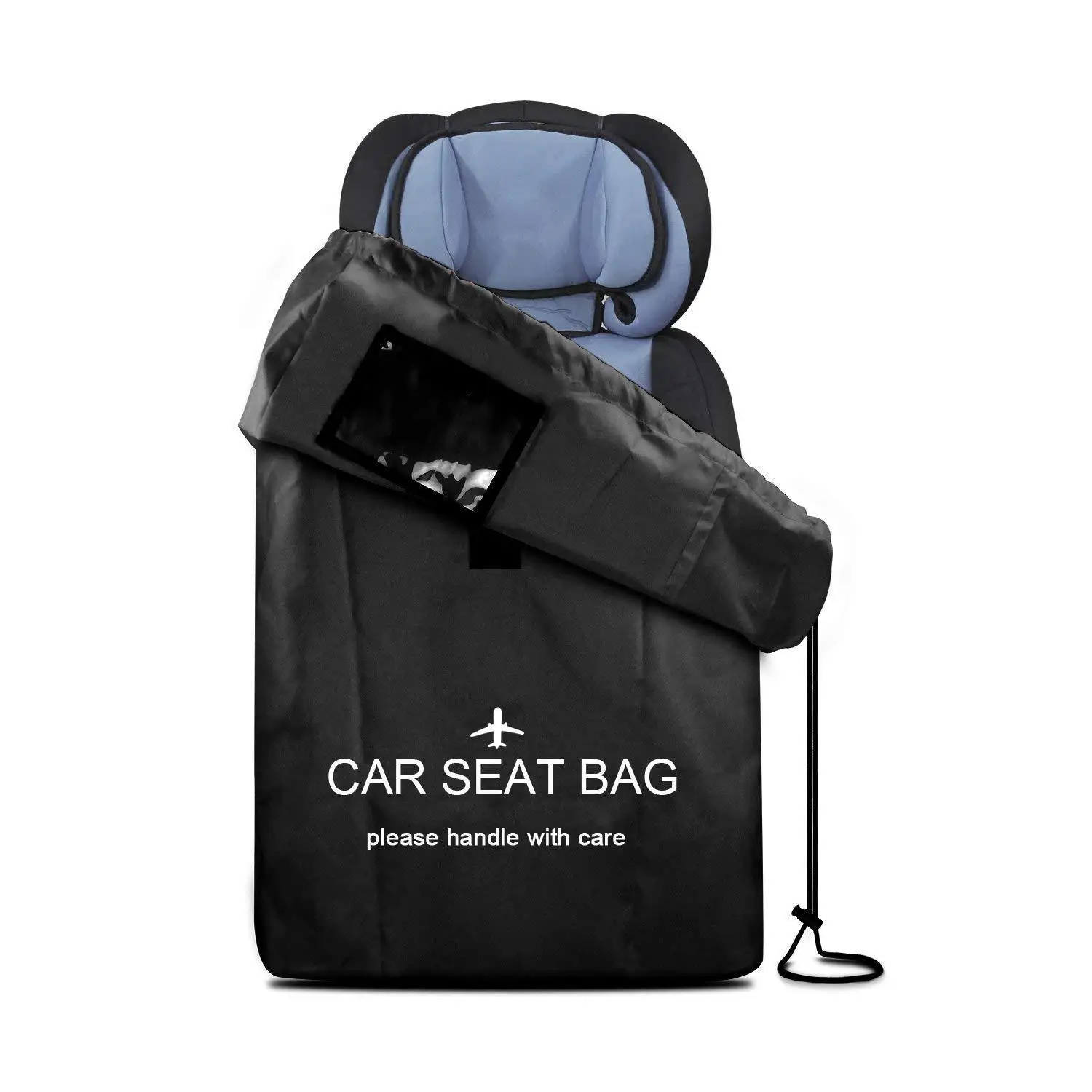 Baby Car Seat Travel Bag for Airplane Infant Safety Seat Organizer Stroller Gate Checking Bag for Flying Pram Buggy Storage