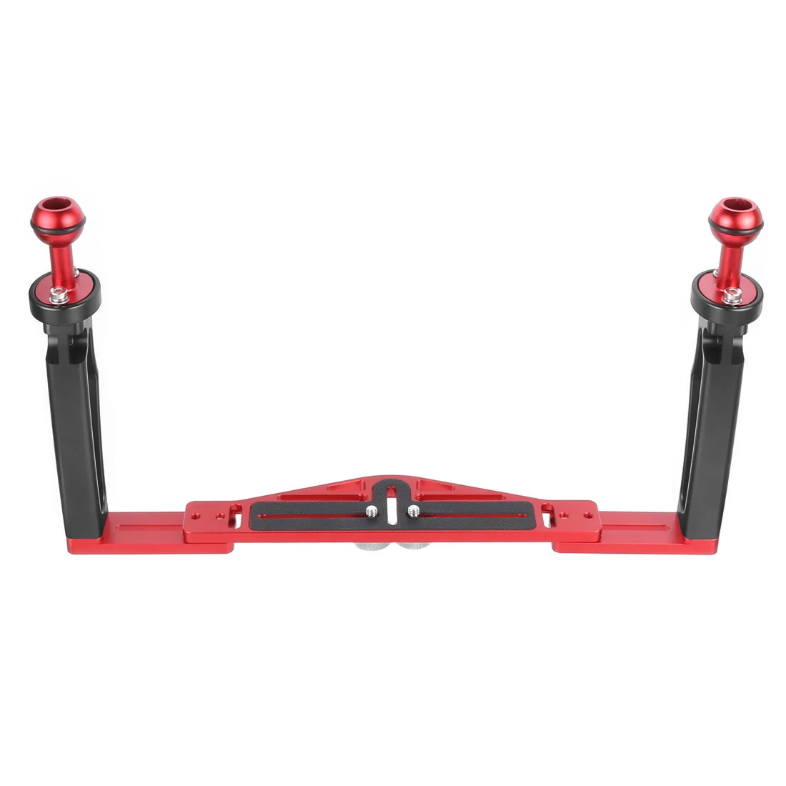 Verstellbarer Doppel griff Tablett Stabilisator Rig Tauchen Upgrade für Gopro13 Canon DSLR Kamera Smartphone Unterwasser gehäuse Halterung – Detail 14