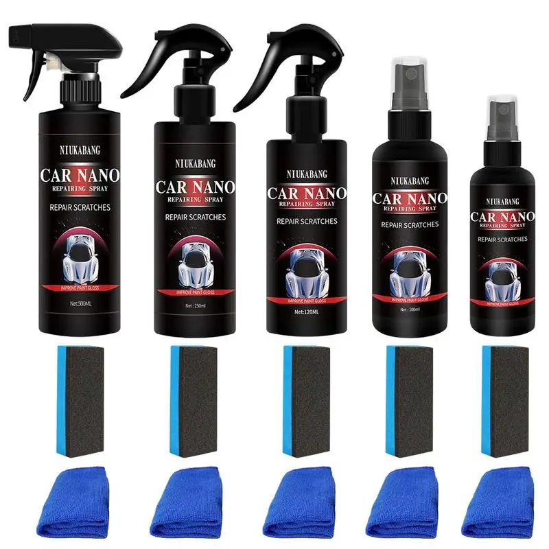 

Car Coating Spray Ceramic Coating For Car Scratch Repair Nano Coating Spray Kit Paint Mirror Shine Crystal Wax Spray For Car