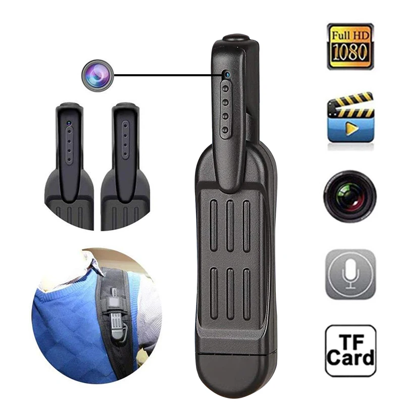 Mini Digital Camera Full HD 1080P Secret Camera Security Camcorder Night Vision Micro cam Motion Detection Video Voice Recorder 32G Card