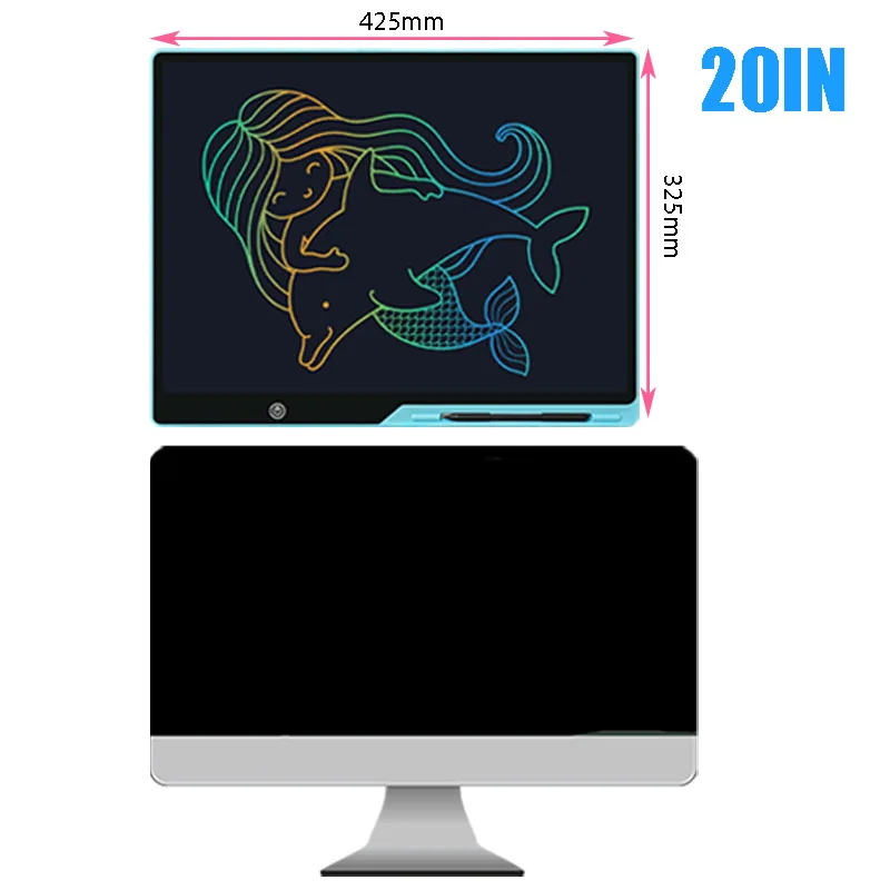 20inch/16inch LCD Writing Tablet Drawing Board Kids Graffiti Sketchpad Toys Handwriting Blackboard Magic Drawing Board Toy Gifts 5