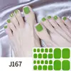 Toe Gel Nail Sticker Hardens With UV Lamp Curing Gel Stickers Waterproof Korean Full Cover Waterproof Polish Wraps Foot Strips 2