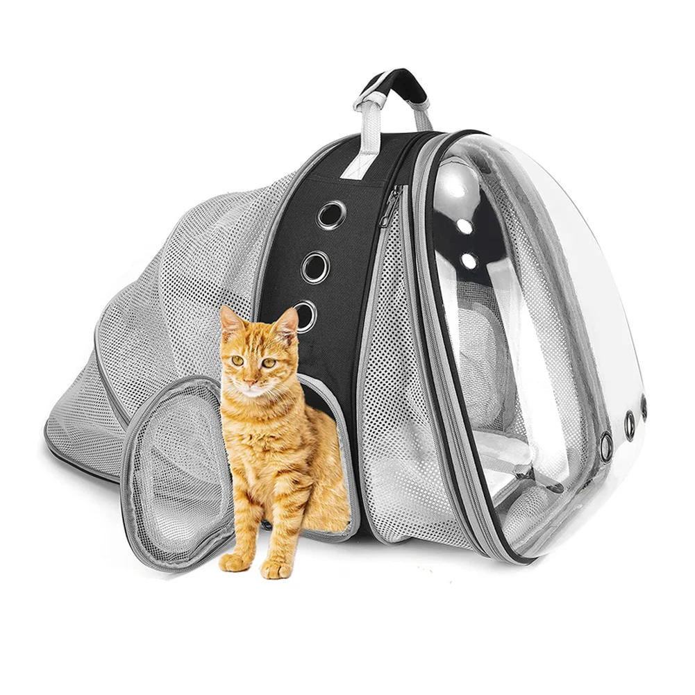 Pet Carriers Bag Portable Breathable Expandable Foldable Bag Cat Dog