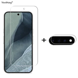 Premium 6 - in - 1 Tempered Glass Screen Protector with HD Clarity and Protective Lens Film - Google Pixel 11 (1Glass and 1 Lens)