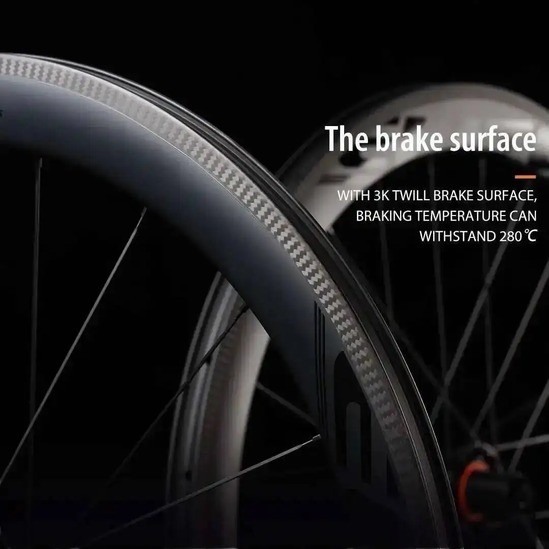 Carbon Wheelset 700c Road Carbon Wheels R10 Ceramic Bearing Or Normal Hub 20-24H Clincher Tubeless For Cycling
