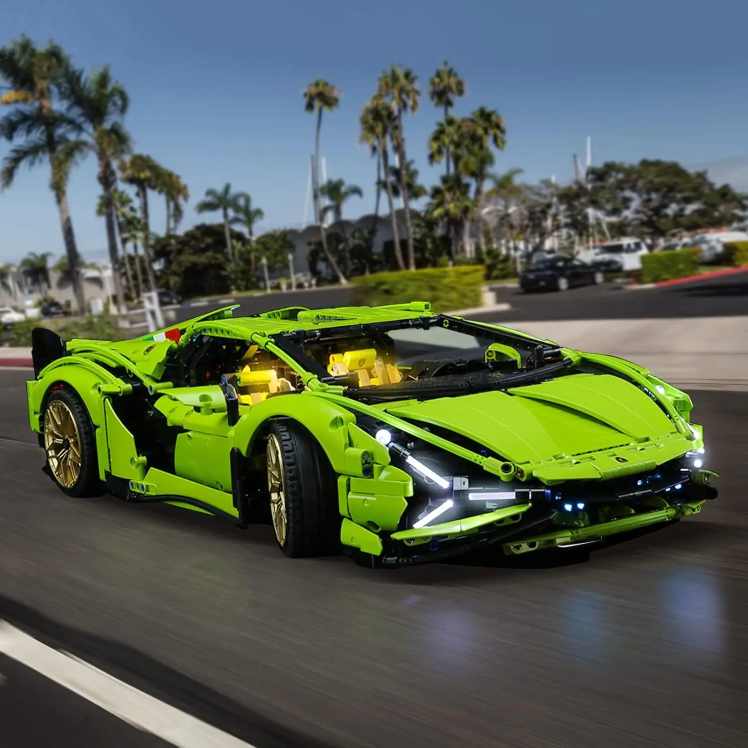 Led Light Lego Lamborghini Sian Review BrickBling Light Kit For