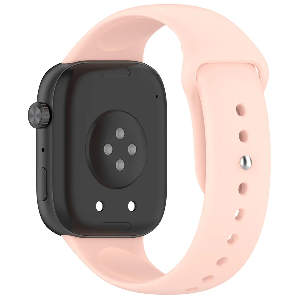 Enhanced Silicone Wristband Strap for Smartwatch, Single Color Replacement