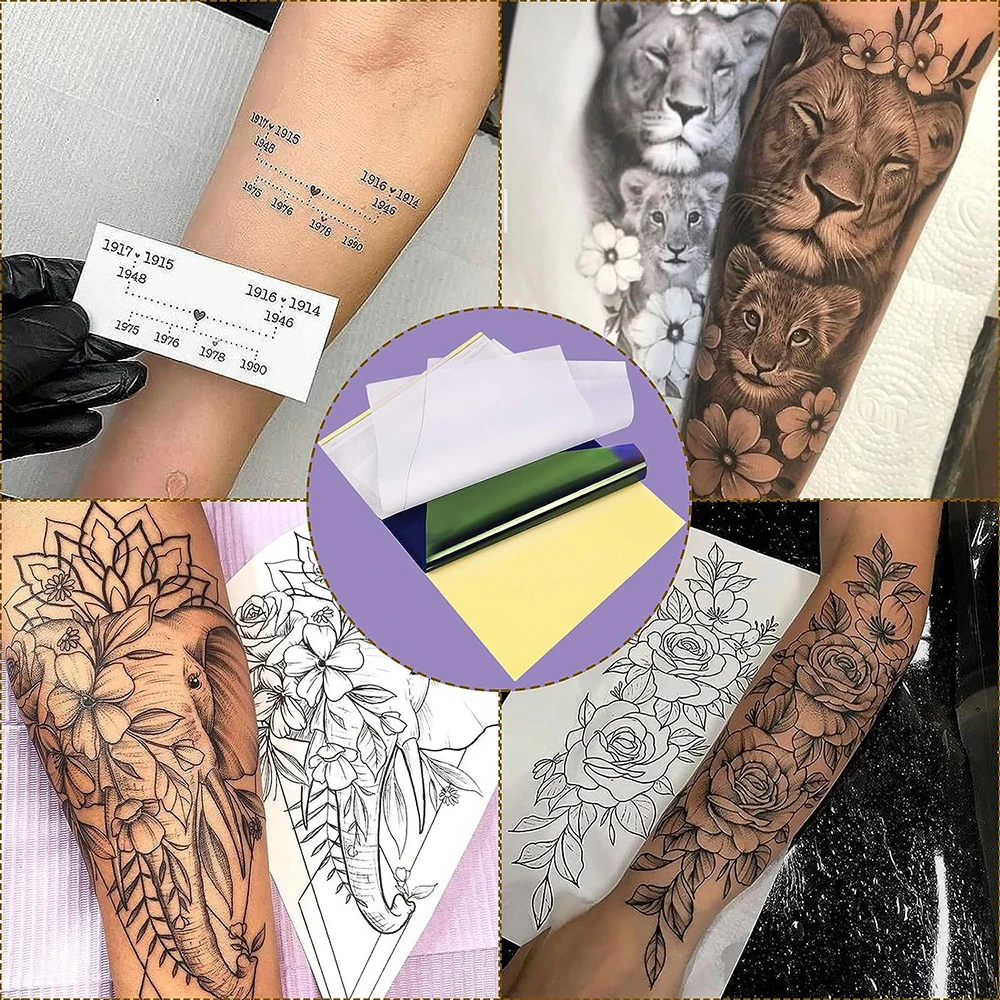 5/10pcs Transfer Paper Tattoo Thermal Copier Stencil Paper A4 Size DIY Tattoo  Printer Tracing Paper 4 Layers Tattoo Accessories - AliExpress