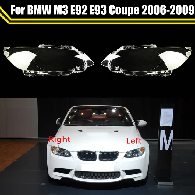 Auto Front scheinwerfer Linsen abdeckung für BMW E92 E93 2006