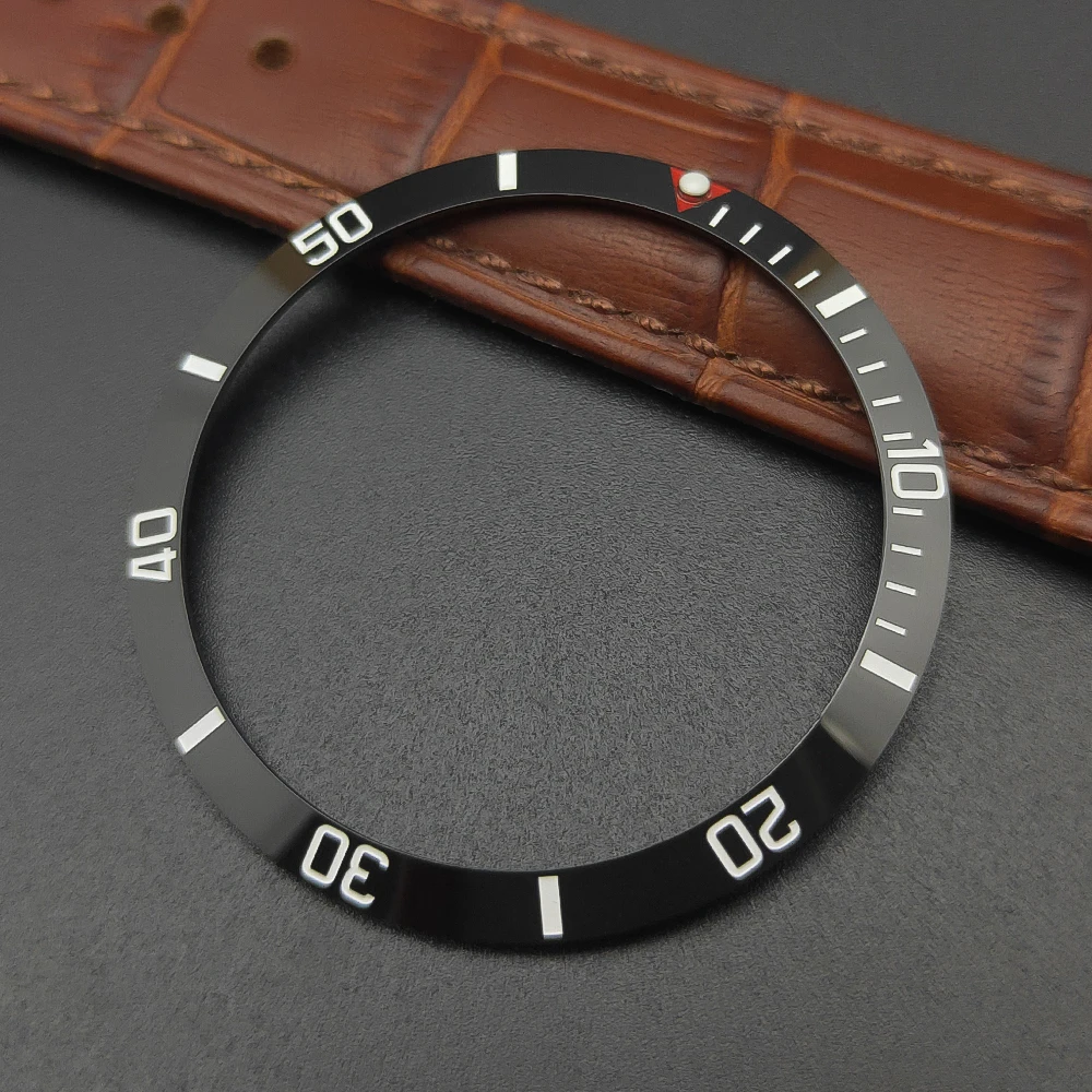 Premium 37mm Ceramic Bezel Insert for Men's Watches – High-Quality Spare Part Replacement