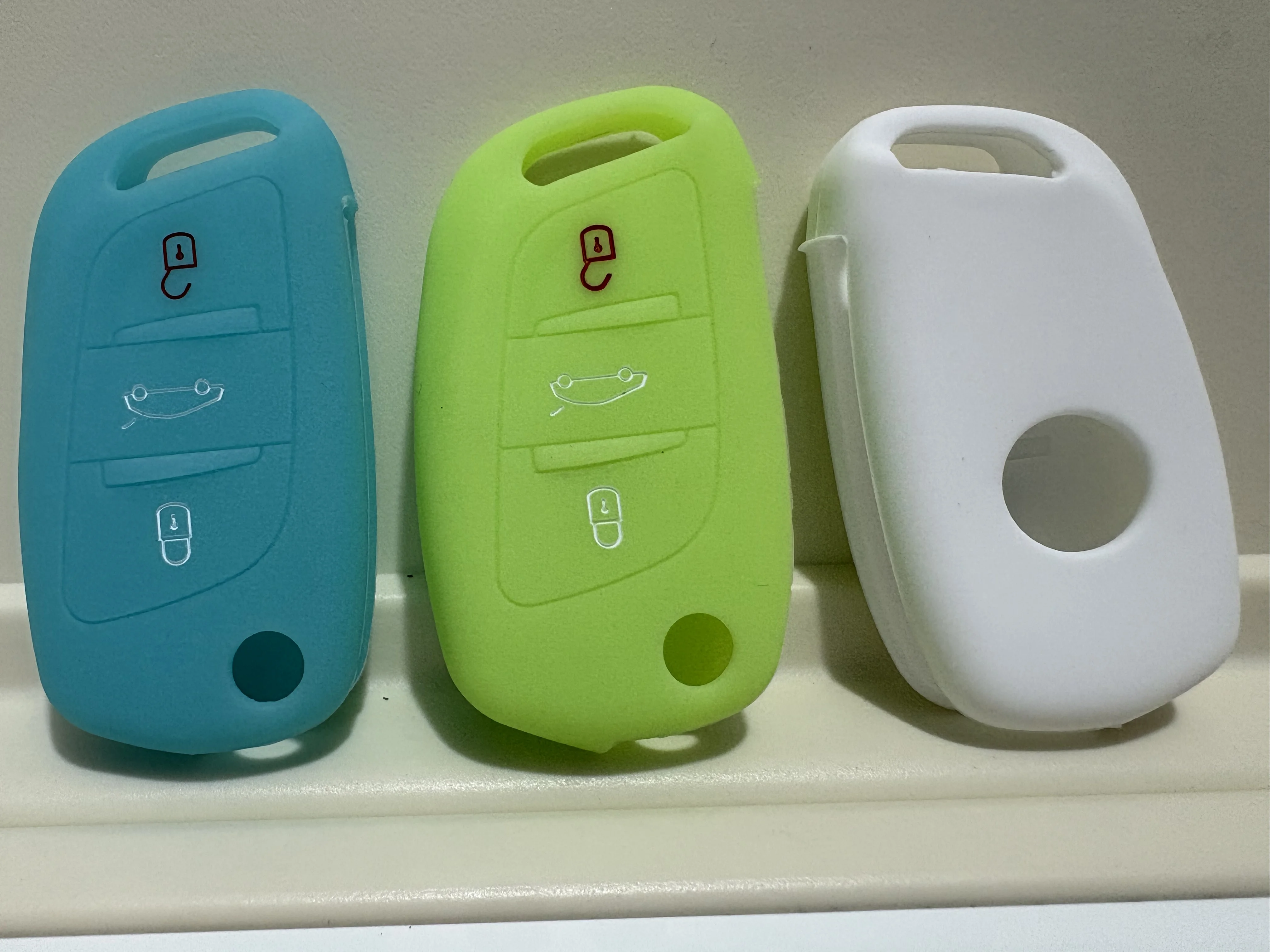 1Pc 3 버튼 실리콘 키 Fob 커버 케이스 시트로엥 C2 C3 C4 C5 C4L DS3 DS4 DS5 DS6 자동차 원격 플립 쉘 빈 보호기 부품