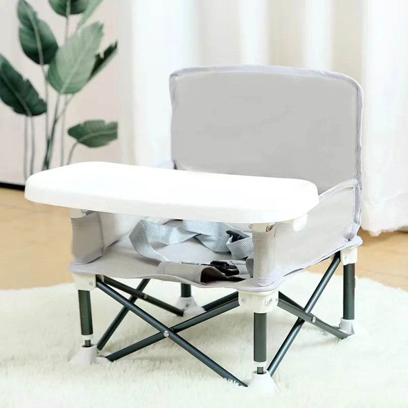 Baby Dining Chair Foldable Portable Baby Chair Dinner Table and Chairs Children Folding Dining Feeding Eating Out