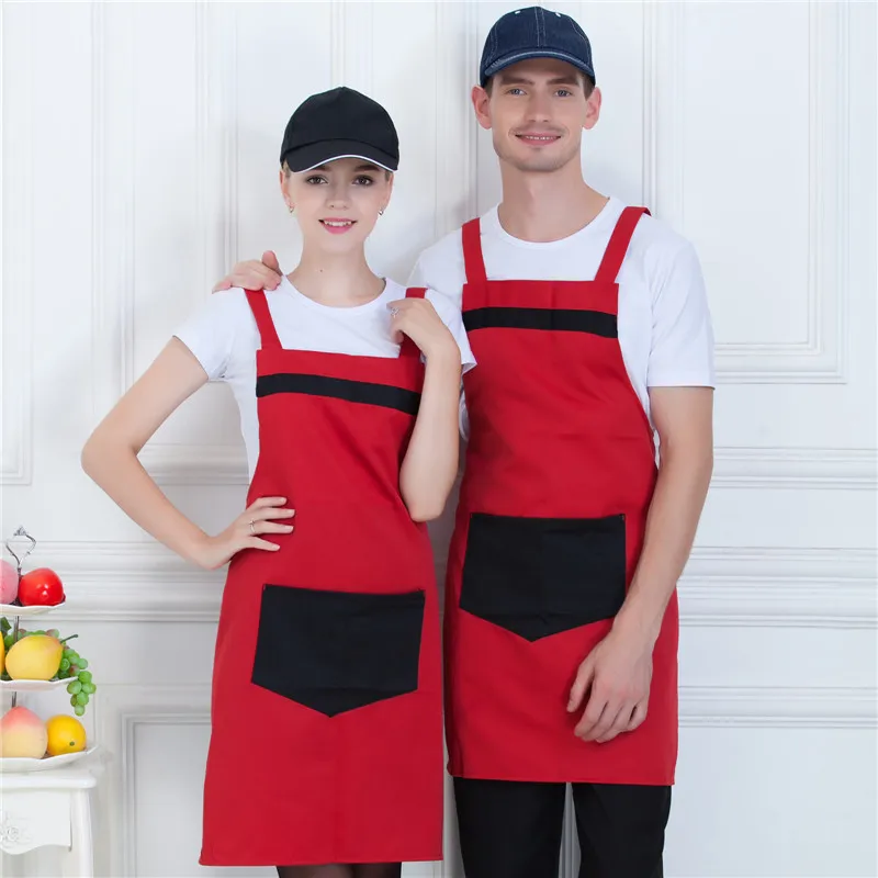 Hotel Cafe Supermarket Store Apron Dining Home Kitchen Restaurant Waiter Apron Halter Strap