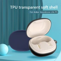 Funda protectora de silicona para auriculares Anker Soundcore Life P3, funda protectora de TPU, accesorio para auriculares