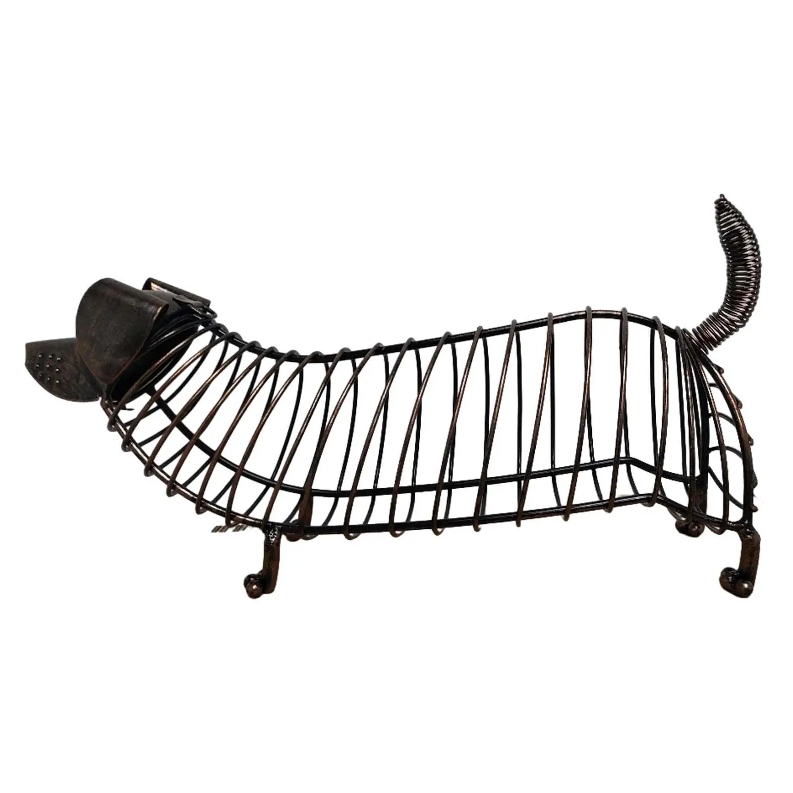 Dachshund Cork Holder Farmhouse Metal Wine Cork Holder Ornament Wine Stopper Display Rack for Home Bar Decor Kitchen Decor