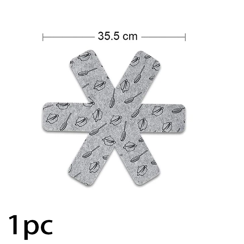 Non-Stick Cookware Surface Protector Pads - Prevents Scratching and Heat Insulation