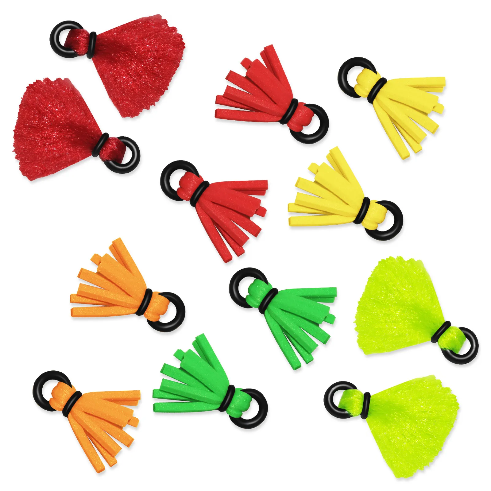 Maxcatch Strike Indicators Kit Fly Fishing Yarn Foam Float Bobber Fishing Accessories 12PCS (12PCS Yarn& Foam Indicator