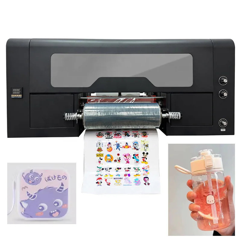 

Best Sell A3 UV DTF Printer UV Transfer Sticker AB Film Acrylic Carton Cups Bottle Glass Metal UV Print Machine
