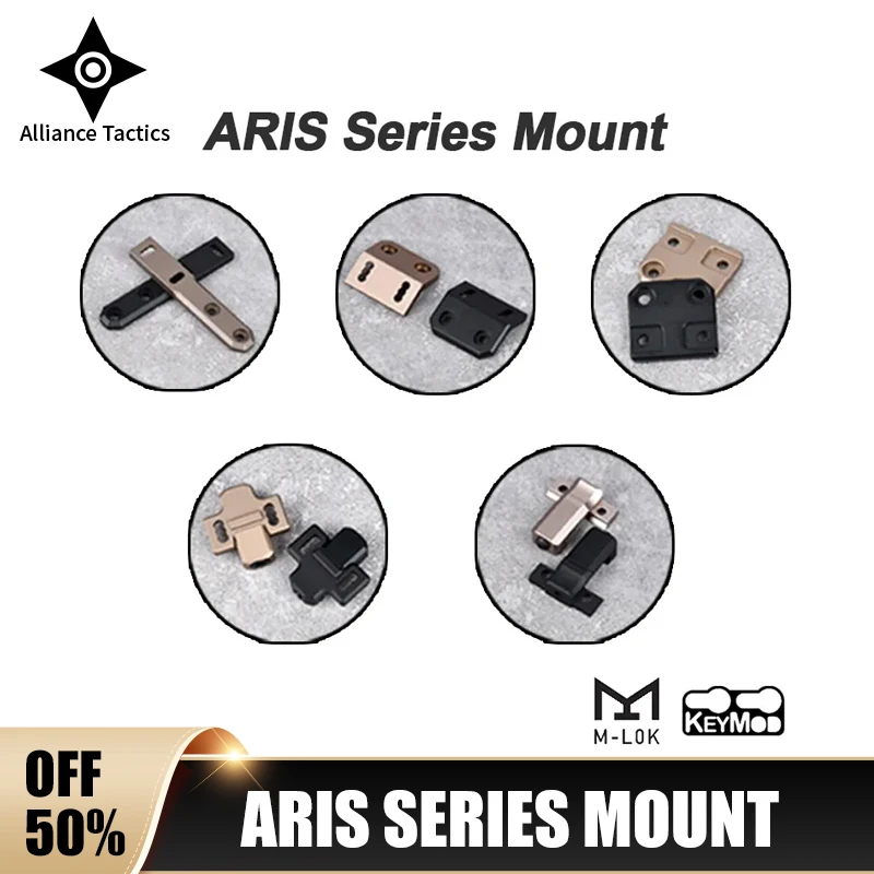 

Airsoft ARI Series Offset Metal Mount For Surefir M300 M600 Tactical Flashlight Fit 20mm Rail MLOK KEYMOD Hunting Base Light