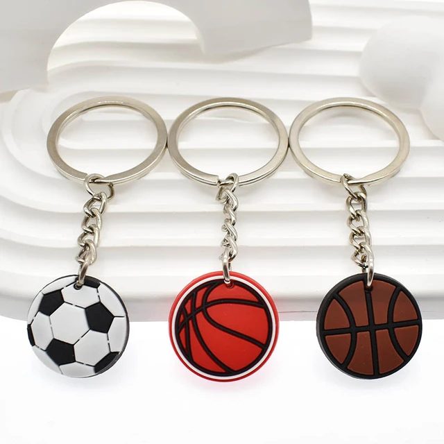 20 Pack Basketball Porte-clés pour les faveurs de fête, ballon de