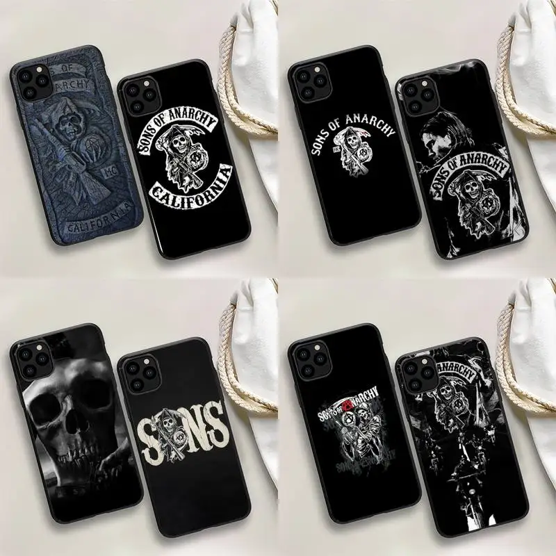 11 cases Babaite sons of anarchy USA TV Painted Phone Case for iPhone 11 12 13 Mini Pro Max 8 7 6 6S Plus X 5 SE 2020 XR XS Funda Case phone cases for iphone 11 iPhone 11 / XR