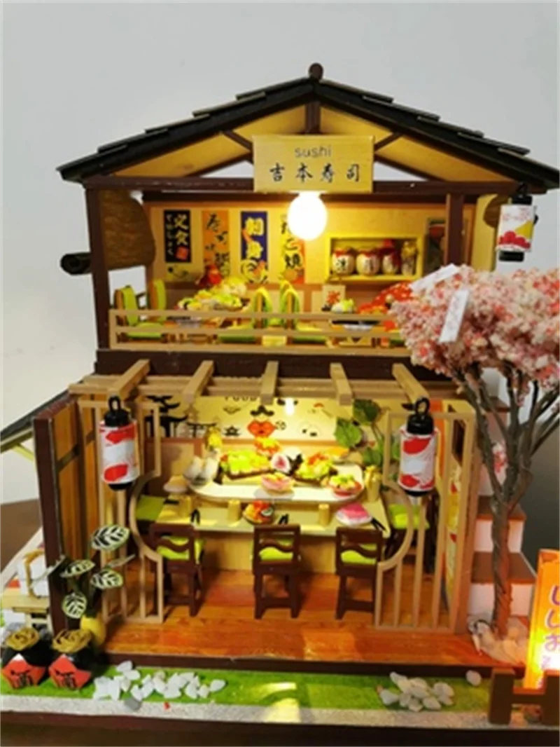 DIY Doll House, Japanese Sushi BBQ Store,