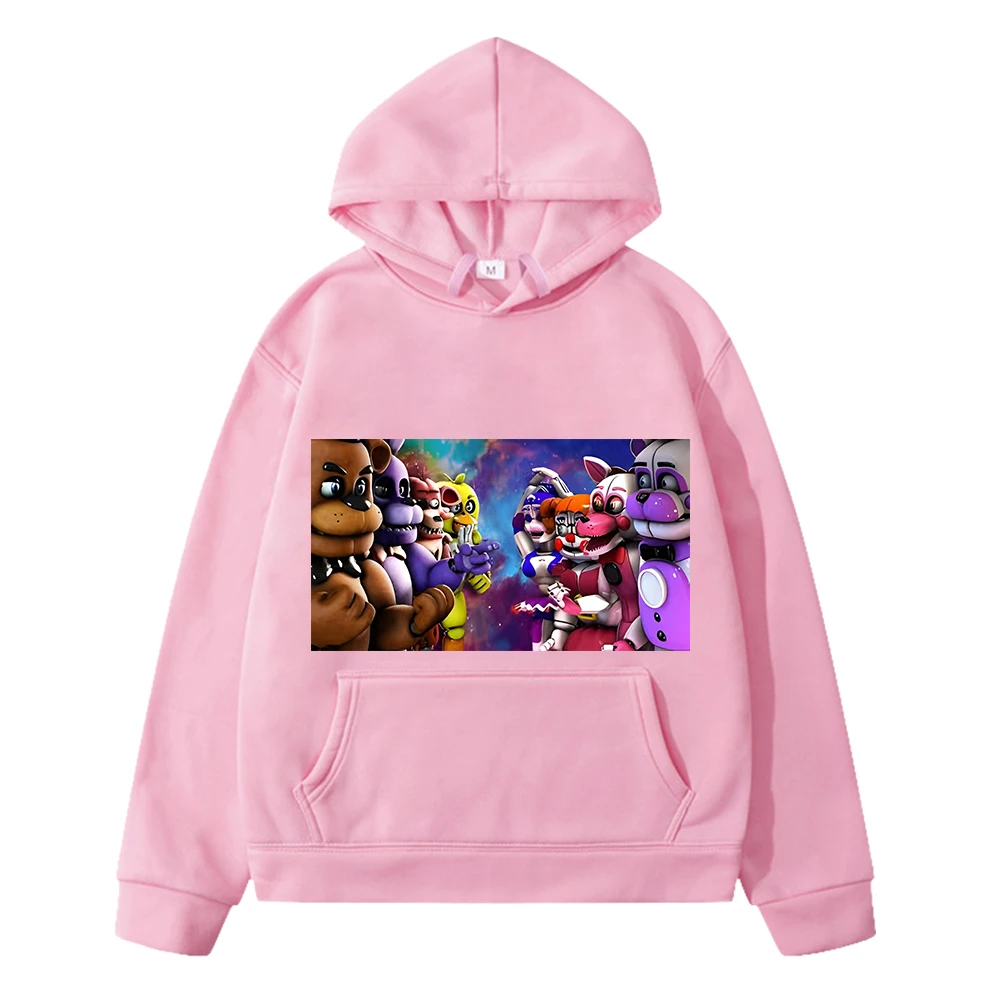 

Bear Rabbit Game Kawaii Sweatshirt anime hoodie Autumn boys Jacket y2k sudadera FNAF Fleece pullover Hoodies kids clothes girls